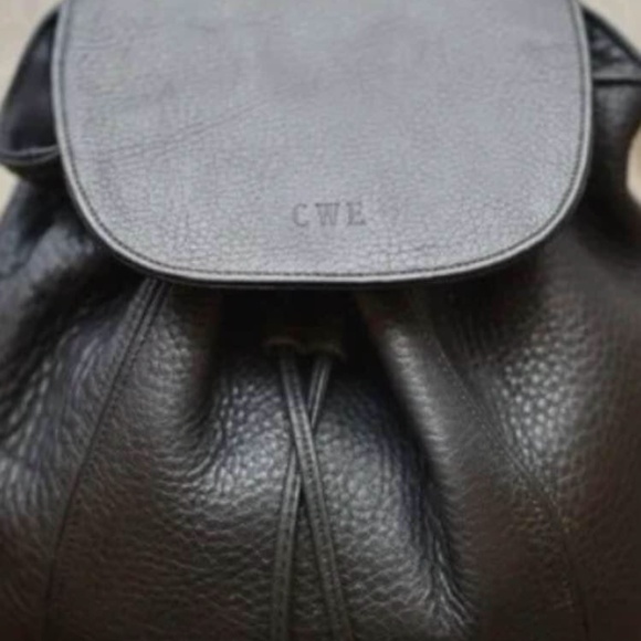Coach Vintage Monogrammed Backpack Pebbled Leather main image 7